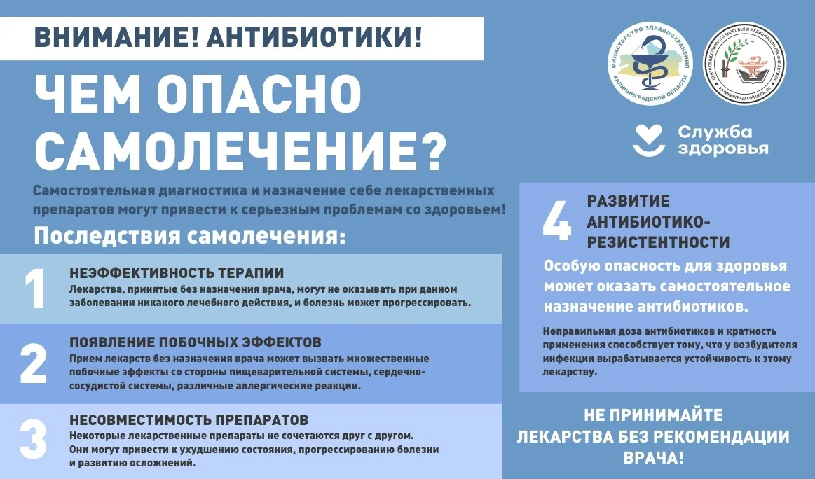 Чем опасно самолечение?