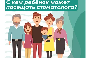 С кем ребёнок может посещать стоматолога? С кем ребёнок может посещать стоматолога?